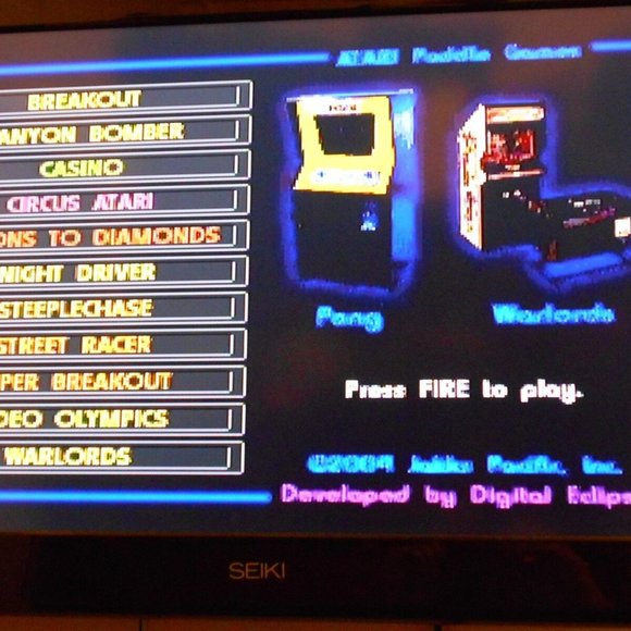 CLASSIC ATARI GAMES 2004 JAKKS PACIFIC PLUG & PLAY A/V PADDLES TV GAME RS 40917 - Picture 12 of 12